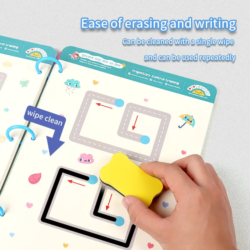A4 Kids Educational Learning Tracing Book